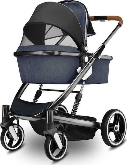 Lionelo Stroller Mari 2 in 1 Adjustable 2 in 1 Baby Stroller Suitable from 6+ Months Gray