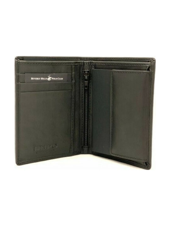 Beverly Hills Polo Club Men's Leather Wallet Black