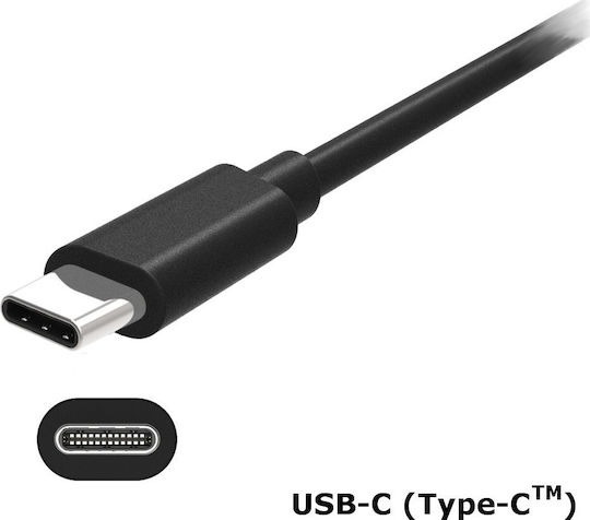 Motorola USB 2.0 Cable USB-C male - USB-A Black 1m (SKN6473A) Bulk