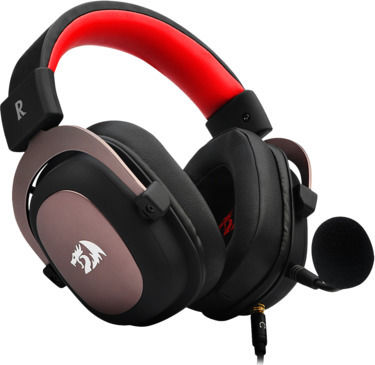 Redragon H510 Zeus Over Ear Gaming Headset cu conexiune 3,5mm / USB Negru