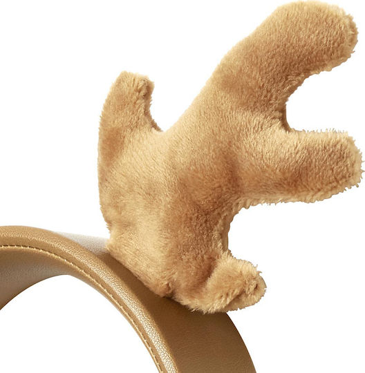 Nedis Rudy Reindeer Ενσύρματα Παιδικά On Ear Ακουστικά Καφέ