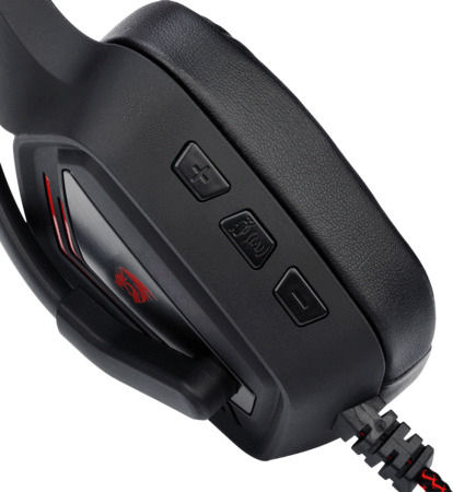 Redragon H310 Muses Over Ear Gaming Headset cu conexiune USB Negru