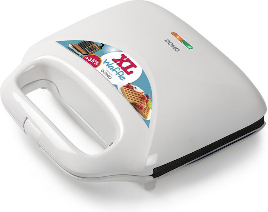 Domo Waffle Maker XL DO9133W Βαφλιέρα για Ορθογώνιες Βάφλες 2 Θέσεων 900W