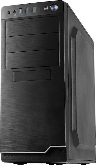 Inter-Tech IT-5916 Midi Tower Κουτί Υπολογιστή Μαύρο