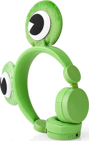 Nedis Animaticks Freddy Frog Cu fir Pentru copii On Ear Căști Verzi