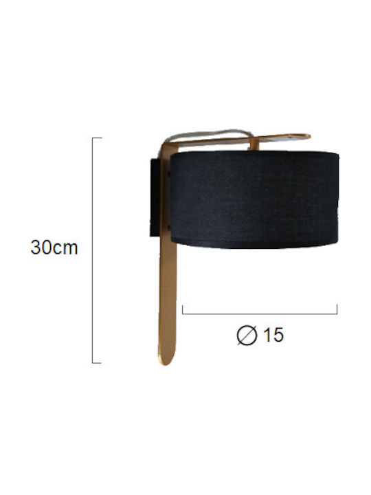 Gallis Hanger G9 Φωτιστικό Τοίχου Μαύρο Gallis Hanger G9 Φωτιστικό Τοίχου Μαύρο