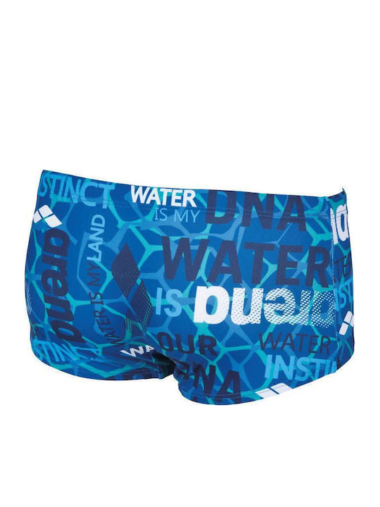 Men's Swimwear Shorts Blue with Patterns