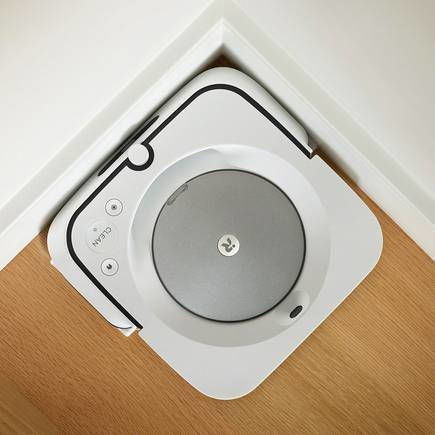iRobot Braava Jet M6 Σκούπα Ρομπότ με Οπτική Χαρτογράφηση Λευκή
