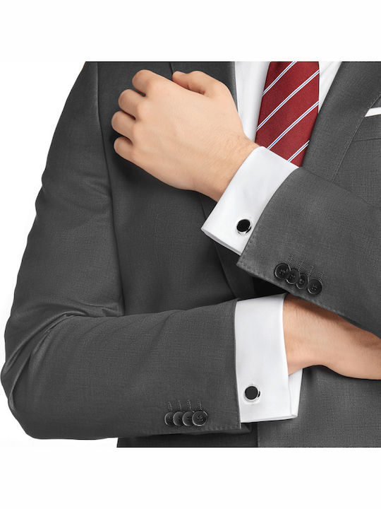 MontBlanc Cufflinks from Silver in Black Color