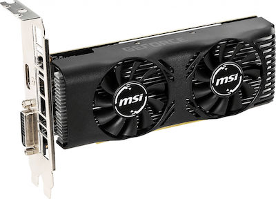 MSI GeForce GTX 1650 4GB GDDR5 4GT LP OC Carte Grafică (V809-3250R