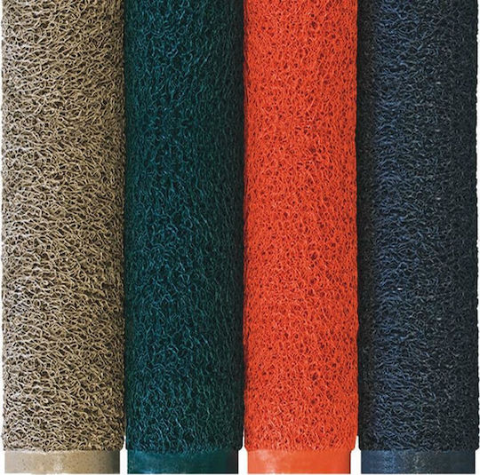 Eurofil Fußmatte Teppich mit rutschfester Unterlage Luxor Black 60x90cm Dicke 12mm