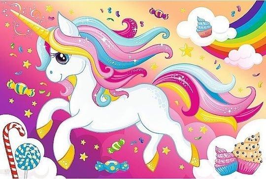 Kids Puzzle Beautiful Unicorn for 5++ Years 100pcs Trefl