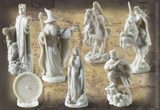 The Noble Collection Lord Of The Rings: Battle For Middle-Earth Σκάκι με Πιόνια 47x47cm