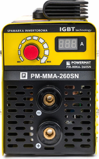 Powermat IGBT Welding Machine Inverter MMA with Maximum Welding Current 260A and Duty Cycle 60%