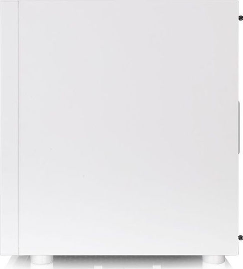 Thermaltake H200 TG Snow RGB Gaming Midi Tower Computer Case with Side Window White