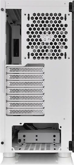 Thermaltake H200 TG Snow RGB Gaming Midi Tower Computer Case with Side Window White