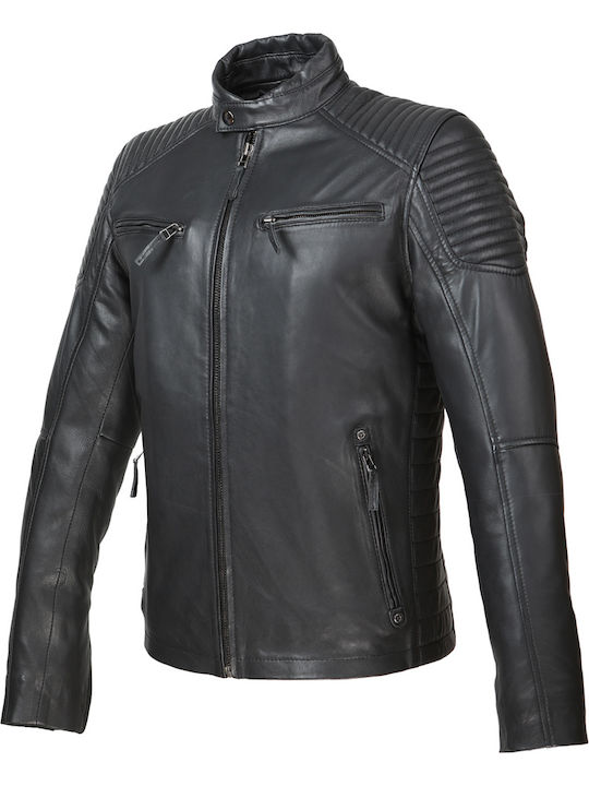 Leather jacket SETTE COOPER Black