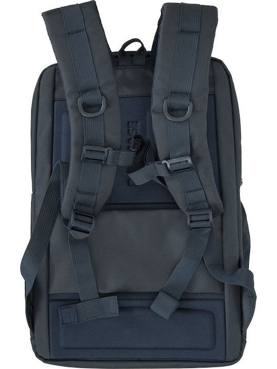 Rivacase Borneo Gaming Backpack Αδιάβροχη Τσάντα για Laptop 17.3" με Θύρα USB Dark Blue