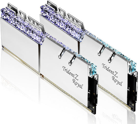 G.Skill Trident Z Royal DDR4 16GB RAM με 2x8GB Modules και Ταχύτητα 3600 για Desktop