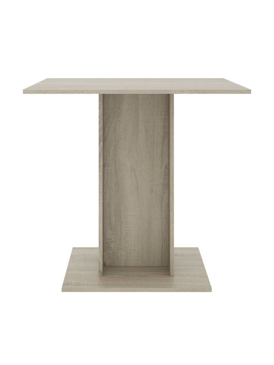 Table Kitchen Wooden Sonoma 80x80x75cm