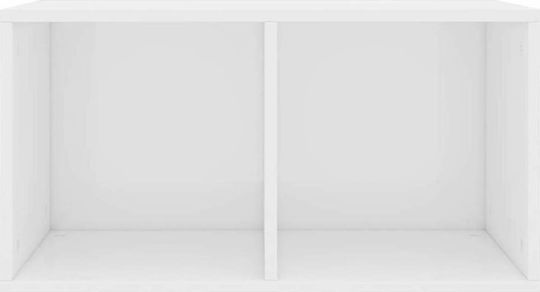 vidaXL με 1 Ράφια Λευκό 71x36x34cm