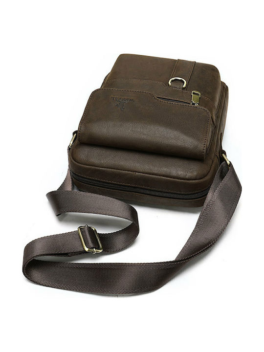 Leather Men's Bag Shoulder / Crossbody Brown
