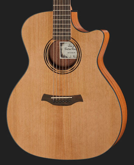Baton Rouge Semi-acustic Chitară AR11C/ACE-W Chitare acustice cu decupaj Natural