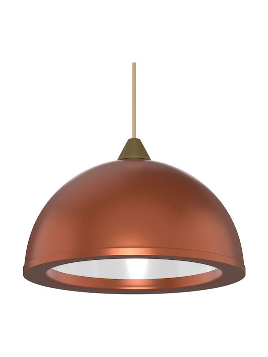 Alphab2b Pendant Light Single-Light Bell for Socket E27 Bronze