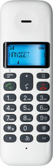 Motorola T301 Cordless Phone with Greek Menu White