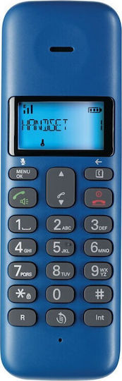 Motorola T301 Cordless Phone with Greek Menu Blue