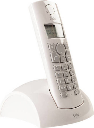Osio OSD-8610 Безжичен Телефон с Българско Меню Бял
