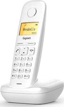 Gigaset A170 Cordless Phone with Greek Menu White