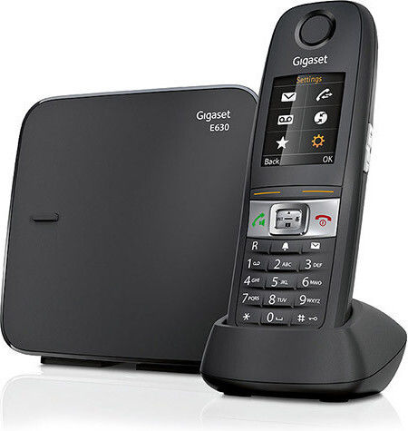 Gigaset E630 Cordless Phone with Greek Menu Black
