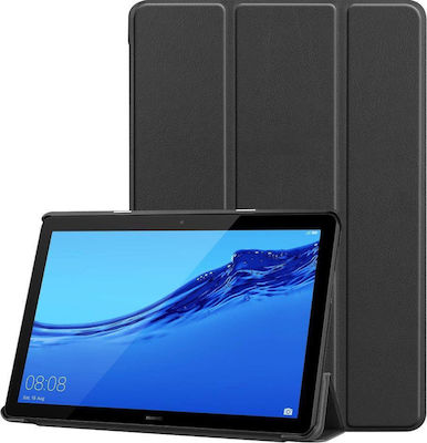 Tri-Fold Flip Cover Piele artificială Negru (MediaPad M5 Lite 10 / C5 10)