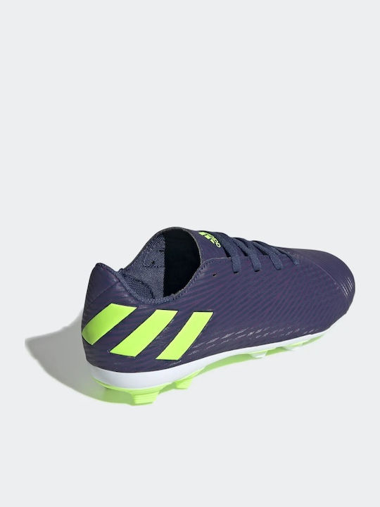 Nemeziz Messi 19.4 FxG Παιδικά Ποδοσφαιρικά Παπούτσια με Τάπες Tech Indigo / Signal Green / Glory Purple