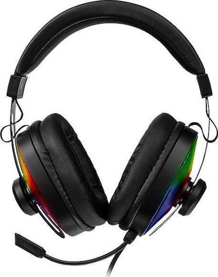 Thermaltake Pulse G100 3D RGB Over Ear Gaming Headset με σύνδεση 2x3.5mm / USB