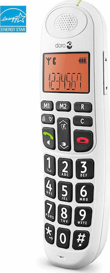 Doro PhoneEasy 100w Ασύρματο Τηλέφωνο Λευκό