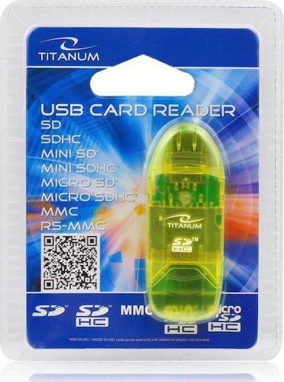 Esperanza TA101 Card Reader USB 2.0 for /S/D/ / / / / / Green