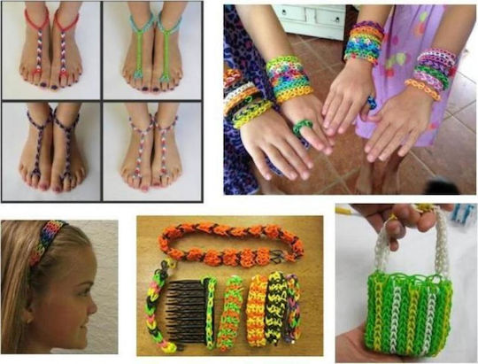 Rainbow Loom Hair ties Complete Kit for Children 8+ years old Years