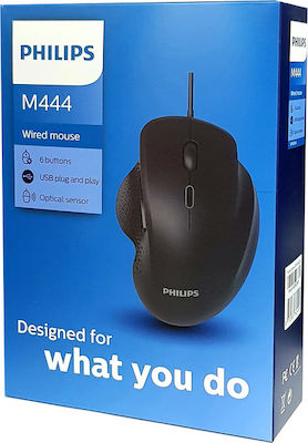 Philips SPK7444 Ενσύρματο Ποντίκι Μαύρο