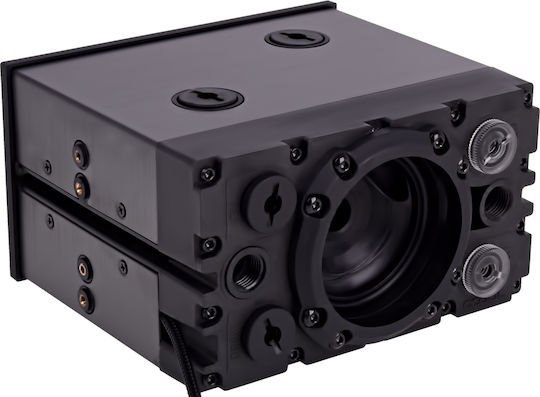 Alphacool Alphacool Tavă De Gheață - Single Laing D5 - Stație Duală 5.25 Bay Neagră