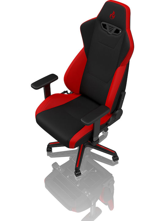 Nitro Concepts S300 Υφασμάτινη Καρέκλα Gaming με Ρυθμιζόμενα Μπράτσα Κόκκινη