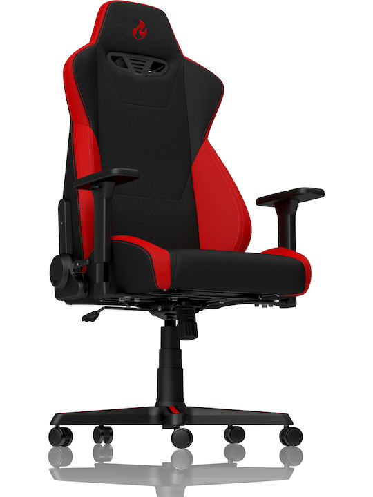 Nitro Concepts S300 Υφασμάτινη Καρέκλα Gaming με Ρυθμιζόμενα Μπράτσα Κόκκινη