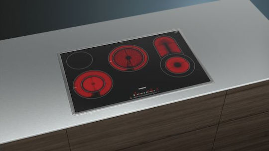 Siemens iQ300 Plită Ceramică Cu ramă Autonom cu Funcție de Blocare 79.5x51.7εκ.