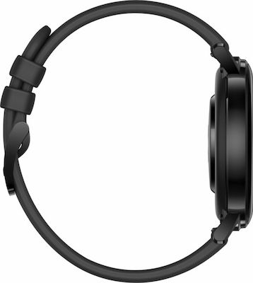 Huawei Watch GT 2 42mm Sport Stainless Steel 42mm Αδιάβροχο με Παλμογράφο (Night Black)