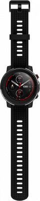 Stratos 3 48mm Smartwatch mit Pulsmesser (Schwarz)