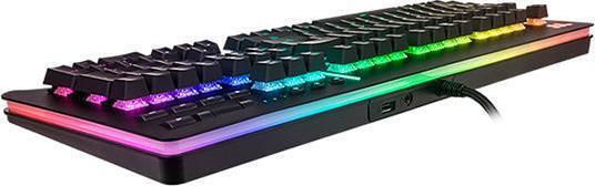 Thermaltake Level 20 RGB Gaming Mechanical Keyboard with Cherry MX Blue switches and RGB lighting (English US)