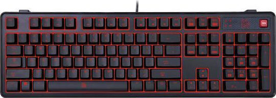 Thermaltake Meka Pro Gaming Πληκτρολόγιο με Cherry MX Red διακόπτες και Φωτιζόμενα πλήκτρα (Αγγλικό US)