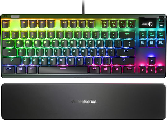 SteelSeries Apex 7 TKL Gaming Tastatură Mecanică Tenkeyless cu SteelSeries Red comutatoare și iluminare RGB (Engleză US)