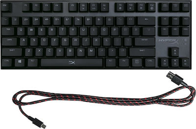 HyperX Alloy FPS Pro Gaming Πληκτρολόγιο Tenkeyless με Cherry MX Blue διακόπτες και Φωτιζόμενα πλήκτρα (Αγγλικό US)